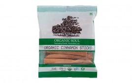 Organic Soul Organic Cinnamon Sticks   Pack  50 grams